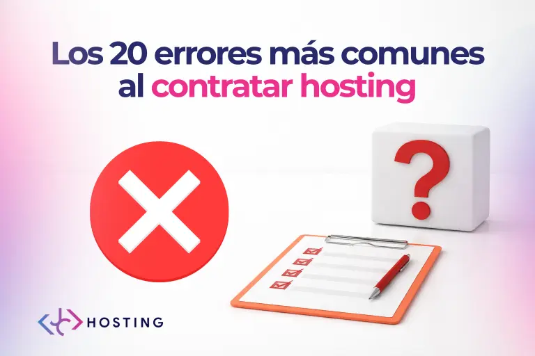 20 errores al contratar hosting