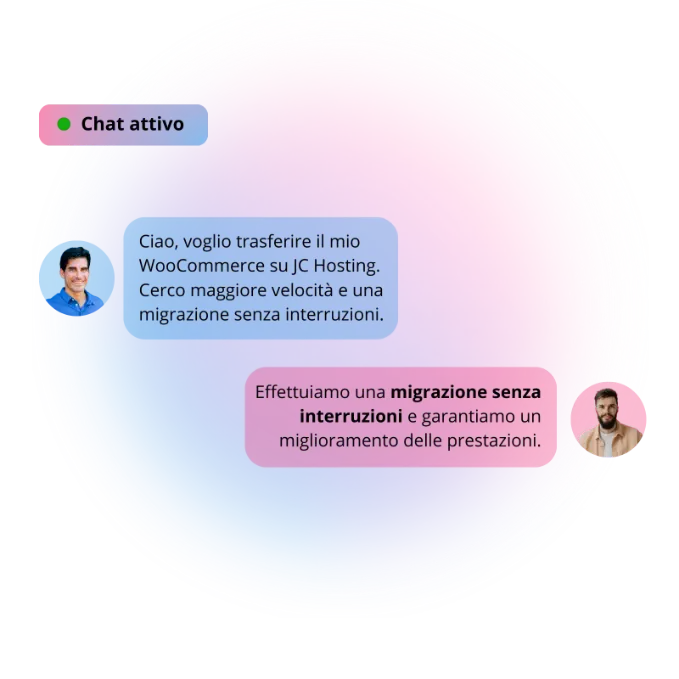 Supporto WooCommerce in italiano con migrazione senza interruzioni e miglioramento delle prestazioni su JC Hosting